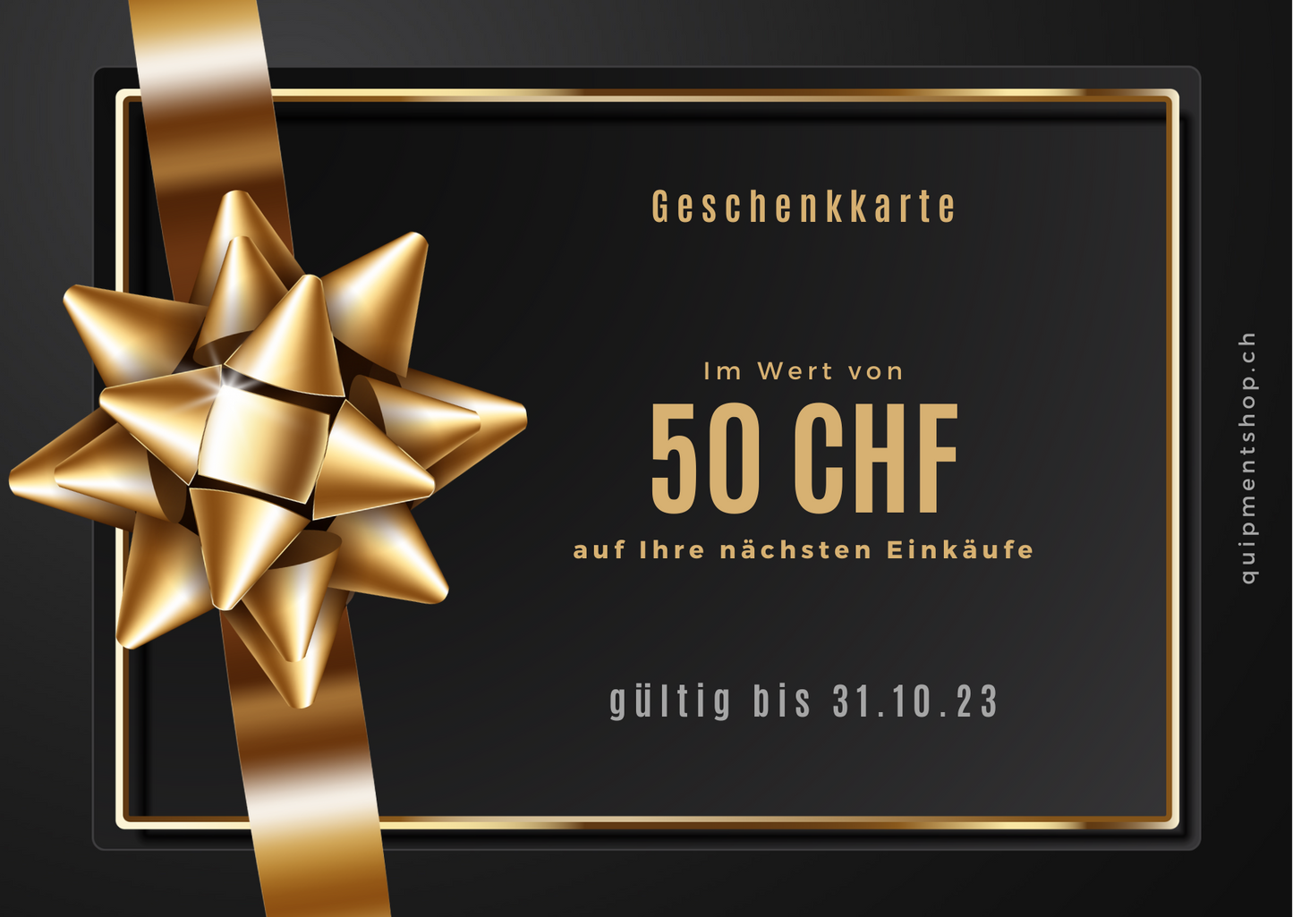 Quipment Geschenkkarte - Quipment Swiss