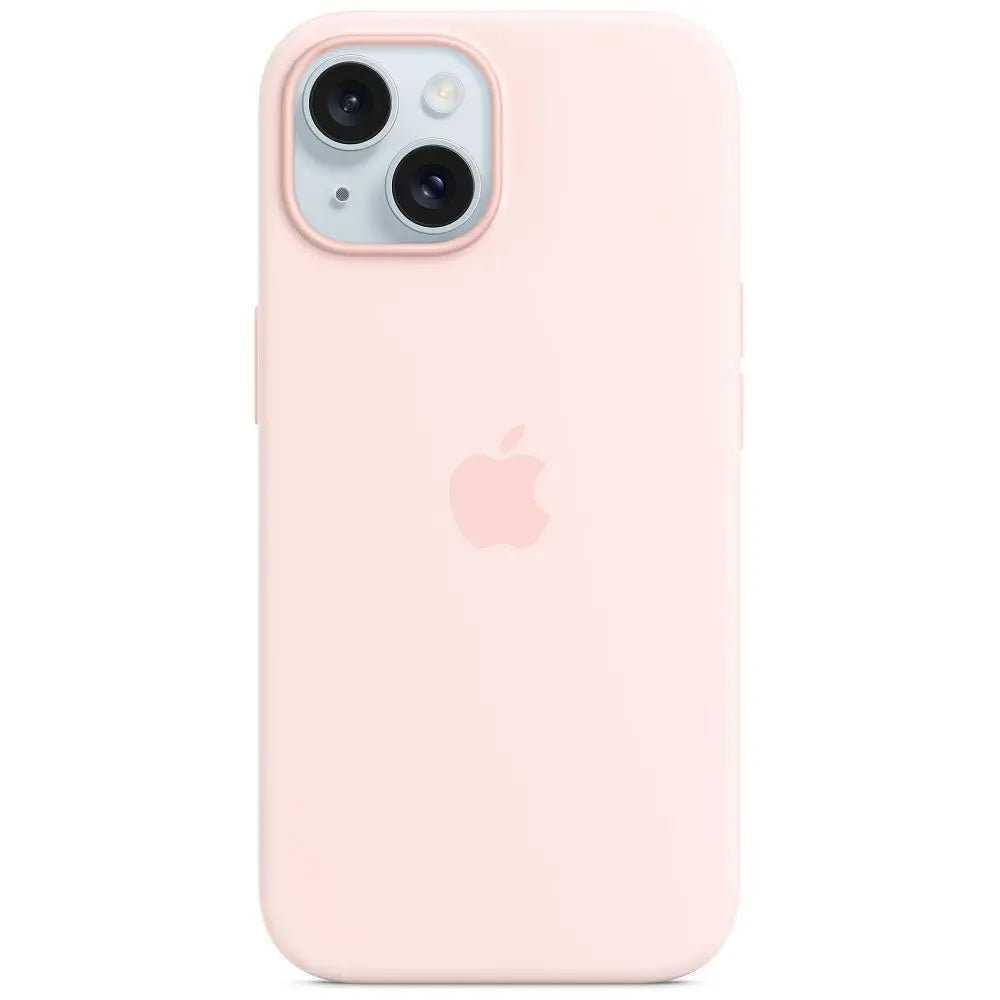 Apple iPhone 15 Plus Silikon Case mit MagSafe Pink - Quipment Swiss