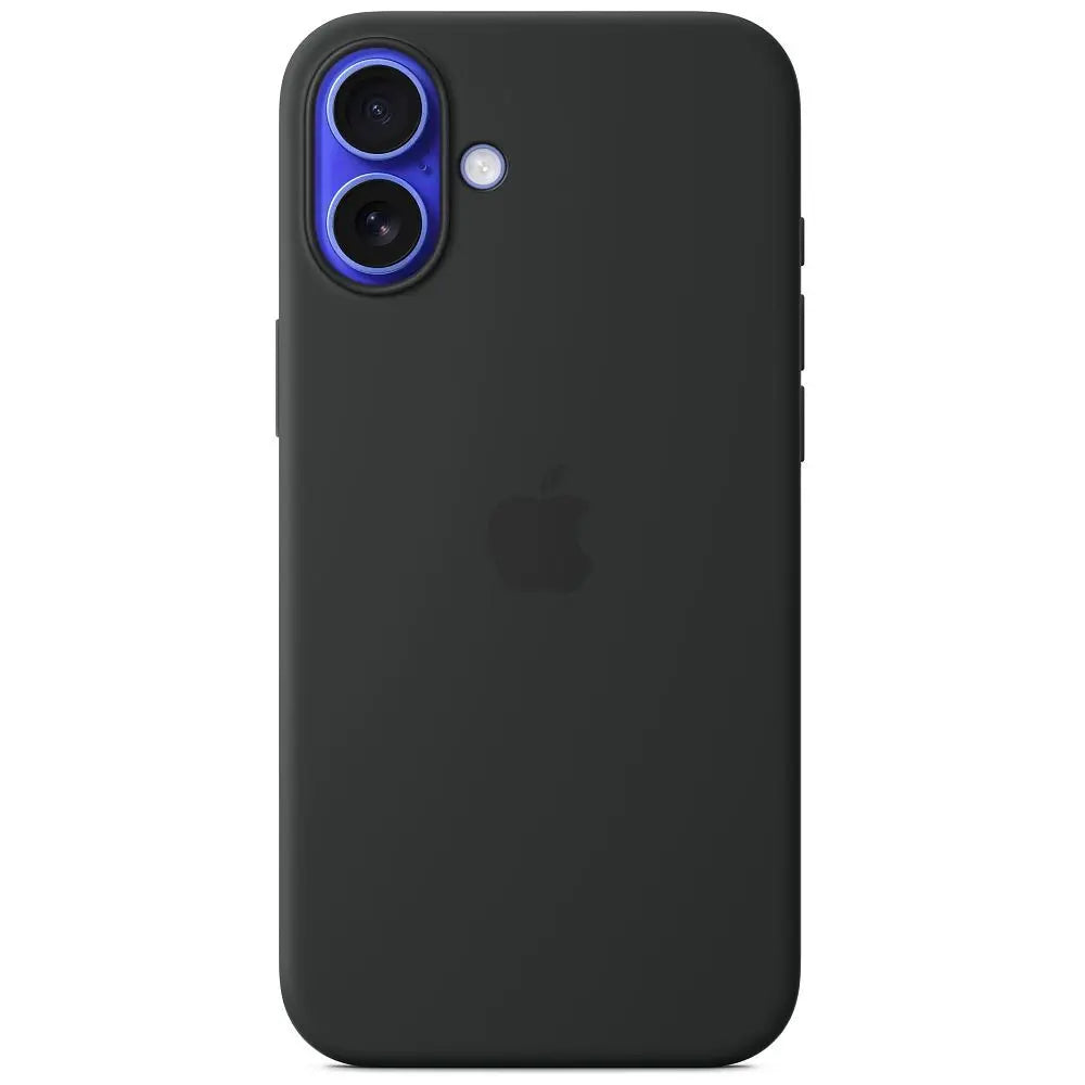 iPhone 16 Plus Silikon Case mit MagSafe Schwarz