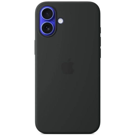 iPhone 16 Plus Silikon Case mit MagSafe Schwarz