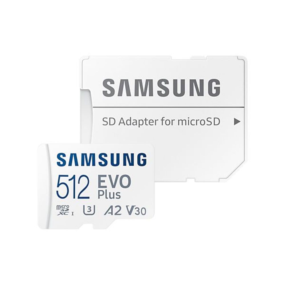 Samsung Evo Plus microSDXC Card, Class 10, UHS-I U3, 512GB (MB-MC512KA/EU) - Quipment Swiss
