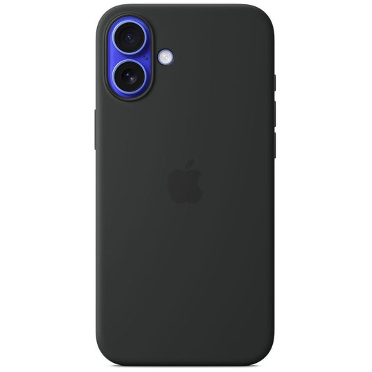 iPhone 16 Plus Silikon Case mit MagSafe Schwarz