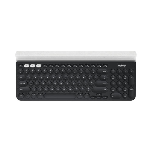 Logitech K780 Multi-Device Wireless Keyboard, Schweizer Layout, Schwarz - Quipment Swiss